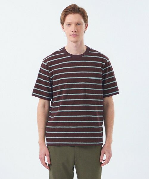 MACKINTOSH PHILOSOPHY(MENS) / マッキントッシュ フィロソフィー メンズ カットソー | 【WEEKENDER】クルーネックポケT レトロボーダー | 詳細4