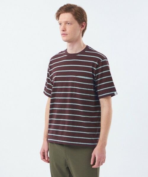 MACKINTOSH PHILOSOPHY(MENS) / マッキントッシュ フィロソフィー メンズ カットソー | 【WEEKENDER】クルーネックポケT レトロボーダー | 詳細5