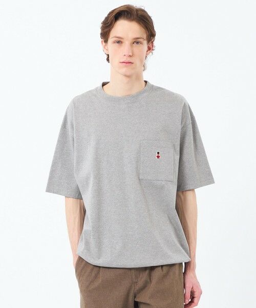 MACKINTOSH PHILOSOPHY(MENS) / マッキントッシュ フィロソフィー　メンズ カットソー | 【WEB&一部店舗限定】BUCKINGHAM BEAR スピンドルTシャツ コンパクトスムース（グレー3）