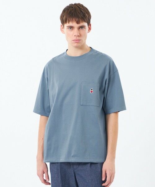 MACKINTOSH PHILOSOPHY(MENS) / マッキントッシュ フィロソフィー　メンズ カットソー | 【WEB&一部店舗限定】BUCKINGHAM BEAR スピンドルTシャツ コンパクトスムース（ブルー4）