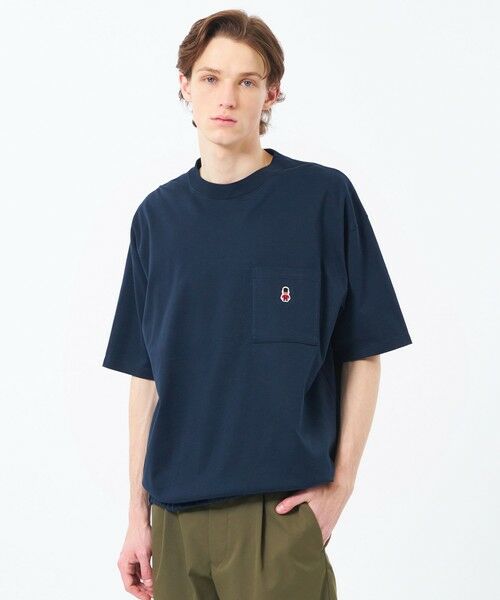 MACKINTOSH PHILOSOPHY(MENS) / マッキントッシュ フィロソフィー　メンズ カットソー | 【WEB&一部店舗限定】BUCKINGHAM BEAR スピンドルTシャツ コンパクトスムース（ネイビー3）