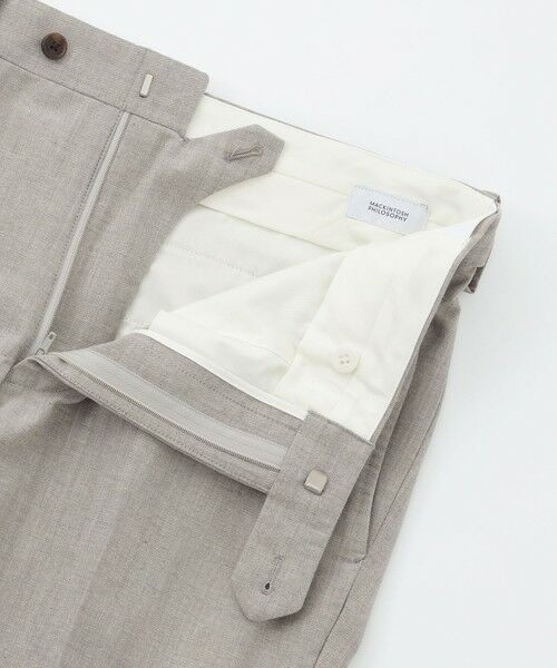 MACKINTOSH PHILOSOPHY(MENS) / マッキントッシュ フィロソフィー メンズ その他パンツ | ドレスエクステンショントラウザーズ T.G.di Fabio シャンブレー | 詳細6