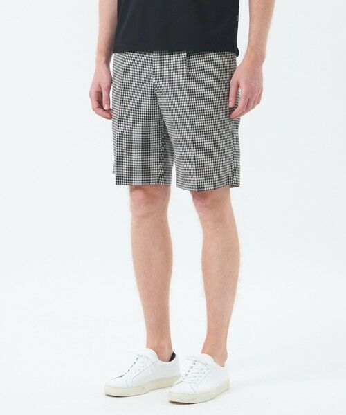 MACKINTOSH PHILOSOPHY(MENS) / マッキントッシュ フィロソフィー メンズ その他パンツ | イージーショーツ 空羽サッカー無地/チェック(ブラウン4)