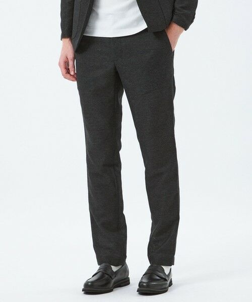 MACKINTOSH PHILOSOPHY(MENS) / マッキントッシュ フィロソフィー メンズ その他パンツ | テーラードジャージーエラスティックパンツ ウール混起毛カラミ(チャコールグレー1)