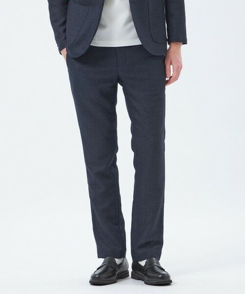MACKINTOSH PHILOSOPHY(MENS) / マッキントッシュ フィロソフィー メンズ その他パンツ | テーラードジャージーエラスティックパンツ ウール混起毛カラミ(ネイビー3)