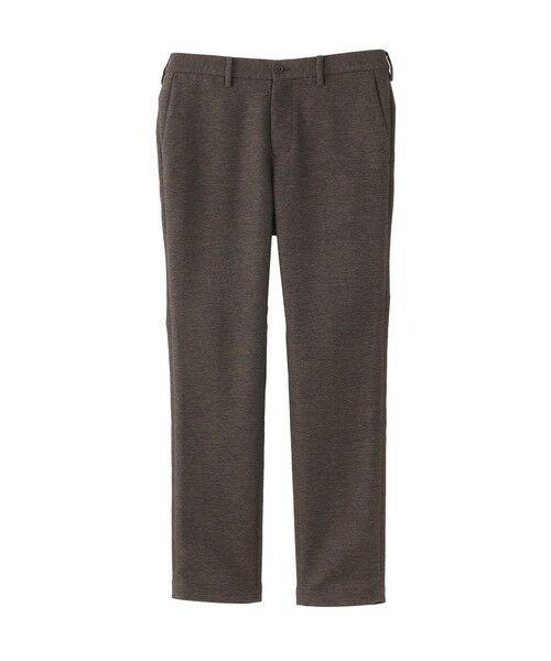 MACKINTOSH PHILOSOPHY(MENS) / マッキントッシュ フィロソフィー メンズ その他パンツ | テーラードジャージーエラスティックパンツ ウール混起毛カラミ(ブラウン5)