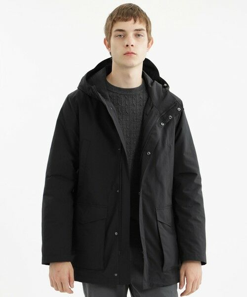 MACKINTOSH PHILOSOPHY(MENS) / マッキントッシュ フィロソフィー　メンズ ブルゾン | 【サイトリニューアル記念】高密度マットタフタ 3WAYフィールドパーカ with TAION（ブラック1）