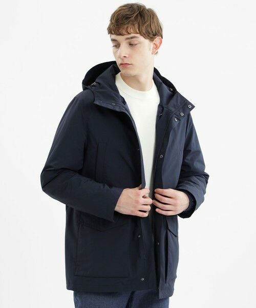 MACKINTOSH PHILOSOPHY(MENS) / マッキントッシュ フィロソフィー　メンズ ブルゾン | 【サイトリニューアル記念】高密度マットタフタ 3WAYフィールドパーカ with TAION（ネイビー3）