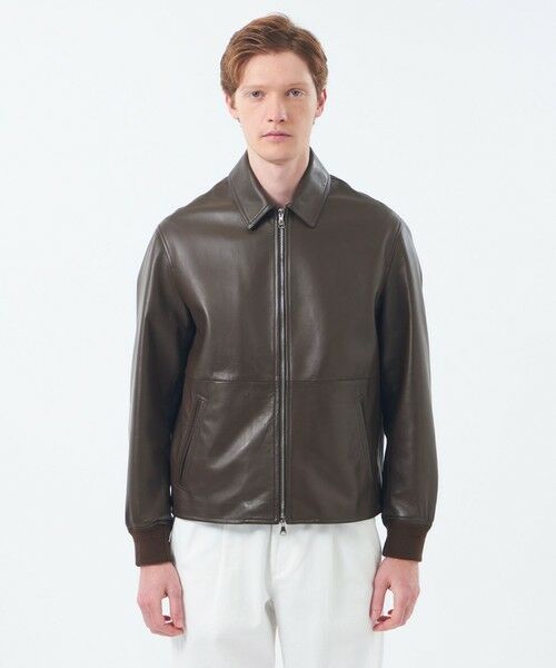 MACKINTOSH PHILOSOPHY(MENS) / マッキントッシュ フィロソフィー　メンズ ブルゾン | 【WEB&一部店舗限定】EMMETIコラボ ジップアップブルゾン 0.5mmナッパレザー | 詳細4