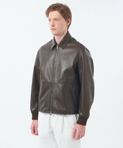 MACKINTOSH PHILOSOPHY(MENS) / マッキントッシュ フィロソフィー　メンズ ブルゾン | 【WEB&一部店舗限定】EMMETIコラボ ジップアップブルゾン 0.5mmナッパレザー | 詳細5