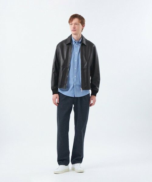MACKINTOSH PHILOSOPHY(MENS) / マッキントッシュ フィロソフィー　メンズ ブルゾン | 【WEB&一部店舗限定】EMMETIコラボ ジップアップブルゾン 0.5mmナッパレザー | 詳細1