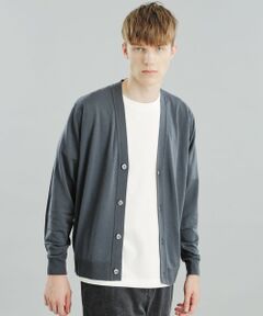 MACKINTOSH PHILOSOPHY(MENS) / マッキントッシュ フィロソフィー　メンズ ニット・セーター | JOHN SMEDLEYコラボ Vネックカーディガン