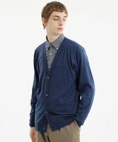 MACKINTOSH PHILOSOPHY(MENS) / マッキントッシュ フィロソフィー　メンズ ニット・セーター | JOHN SMEDLEYコラボ Vネックカーディガン