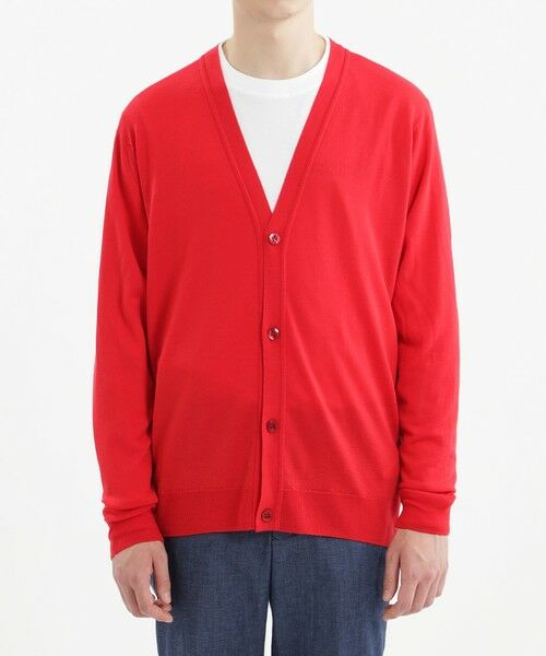 MACKINTOSH PHILOSOPHY(MENS) / マッキントッシュ フィロソフィー　メンズ ニット・セーター | JOHN SMEDLEYコラボ Vネックカーディガン | 詳細6