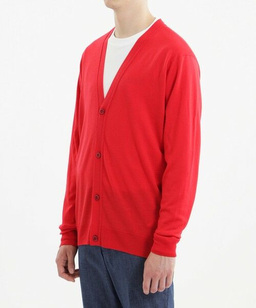 MACKINTOSH PHILOSOPHY(MENS) / マッキントッシュ フィロソフィー　メンズ ニット・セーター | JOHN SMEDLEYコラボ Vネックカーディガン | 詳細7
