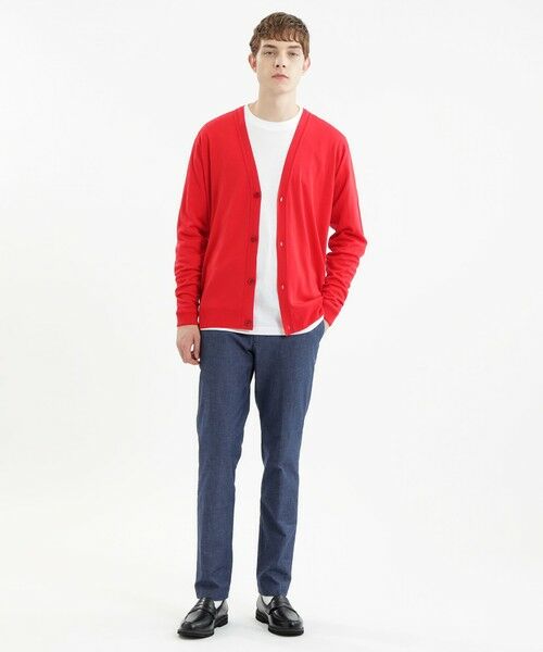 MACKINTOSH PHILOSOPHY(MENS) / マッキントッシュ フィロソフィー　メンズ ニット・セーター | JOHN SMEDLEYコラボ Vネックカーディガン | 詳細3