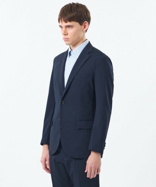 MACKINTOSH PHILOSOPHY(MENS) / マッキントッシュ フィロソフィー　メンズ ノーカラージャケット | トロッター スタンダードジャケット 強撚ストレッチ | 詳細3
