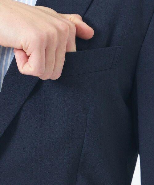 MACKINTOSH PHILOSOPHY(MENS) / マッキントッシュ フィロソフィー　メンズ ノーカラージャケット | トロッター スタンダードジャケット 強撚ストレッチ | 詳細5