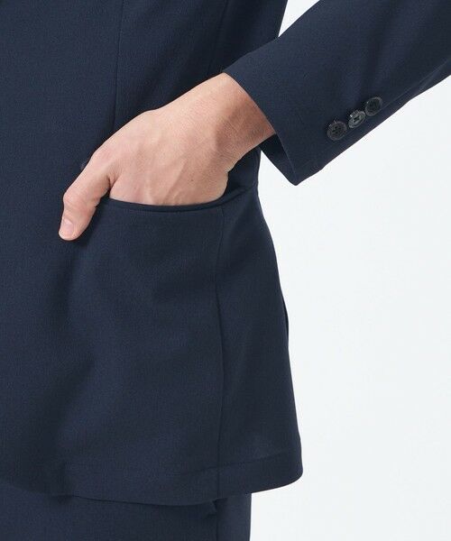 MACKINTOSH PHILOSOPHY(MENS) / マッキントッシュ フィロソフィー　メンズ ノーカラージャケット | トロッター スタンダードジャケット 強撚ストレッチ | 詳細6