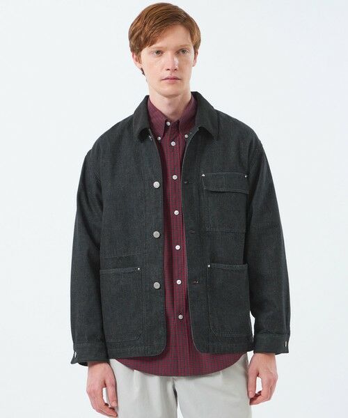 MACKINTOSH PHILOSOPHY(MENS) / マッキントッシュ フィロソフィー メンズ ブルゾン | 【WEEKENDER】チョアジャケット 10ozデニム(チャコールグレー1)