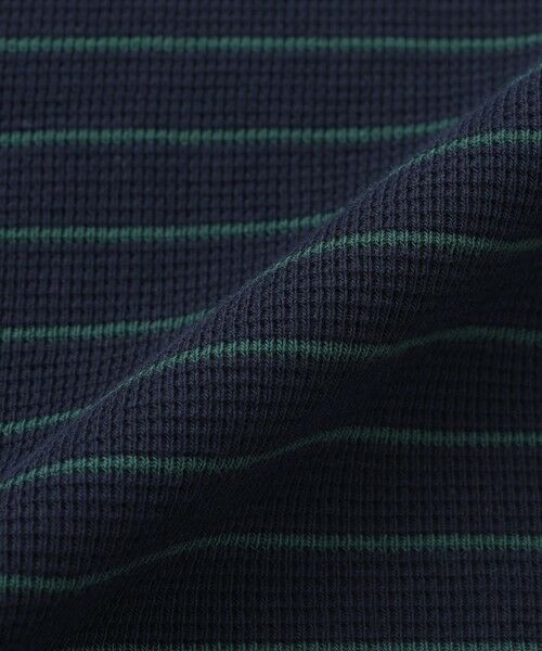 MACKINTOSH PHILOSOPHY(MENS) / マッキントッシュ フィロソフィー　メンズ カットソー | BUCKINGHAM BEAR ヘンリーネックTシャツ サーフニットボーダー | 詳細8