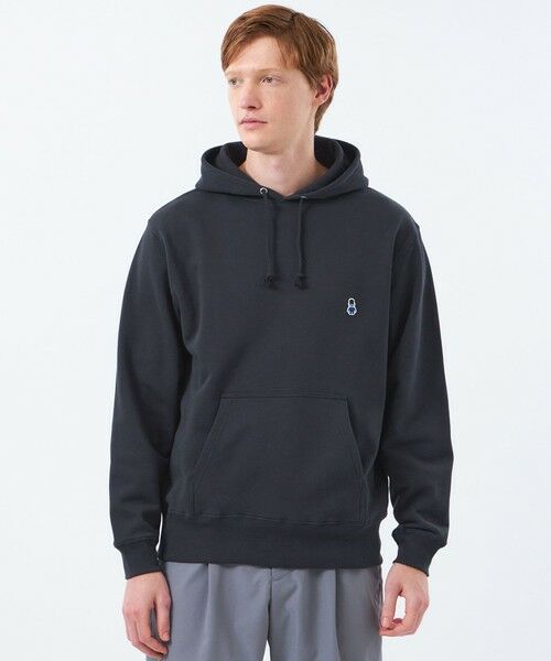 MACKINTOSH PHILOSOPHY(MENS) / マッキントッシュ フィロソフィー メンズ カットソー | 【WEB&一部店舗限定】BUCKINGHAM BEAR フーデッドパーカ 10オンス裏パイル(ネイビー3)