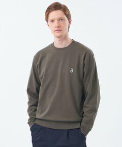 MACKINTOSH PHILOSOPHY(MENS) / マッキントッシュ フィロソフィー　メンズ カットソー | 【WEB&一部店舗限定】BUCKINGHAM BEAR 10オンス裏パイル ワンポイントクルーネックスウェット