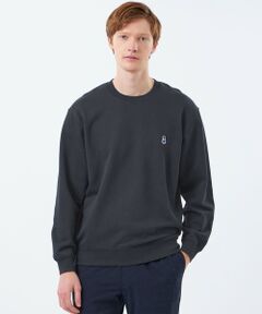MACKINTOSH PHILOSOPHY(MENS) / マッキントッシュ フィロソフィー　メンズ カットソー | 【WEB&一部店舗限定】BUCKINGHAM BEAR 10オンス裏パイル ワンポイントクルーネックスウェット