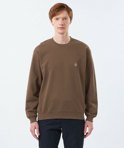 MACKINTOSH PHILOSOPHY(MENS) / マッキントッシュ フィロソフィー メンズ カットソー | 【WEB&一部店舗限定】BUCKINGHAM BEAR 10オンス裏パイル ワンポイントクルーネックスウェット | 詳細5