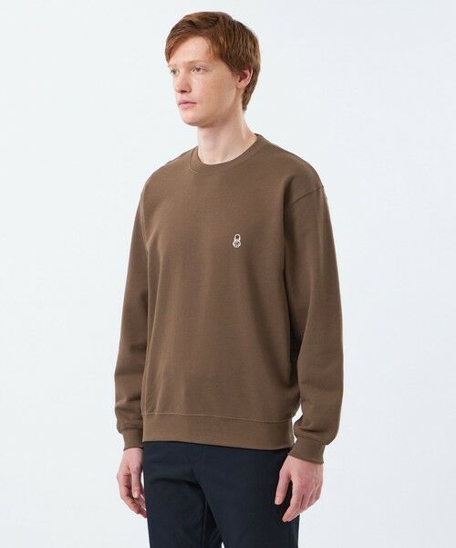 MACKINTOSH PHILOSOPHY(MENS) / マッキントッシュ フィロソフィー メンズ カットソー | 【WEB&一部店舗限定】BUCKINGHAM BEAR 10オンス裏パイル ワンポイントクルーネックスウェット | 詳細6