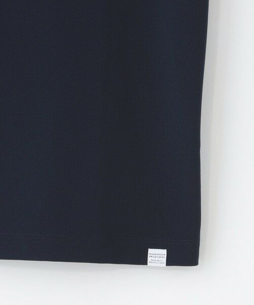 MACKINTOSH PHILOSOPHY(MENS) / マッキントッシュ フィロソフィー　メンズ カットソー | 【WEB&一部店舗限定】ピケ鹿の子スキッパーポロ | 詳細4