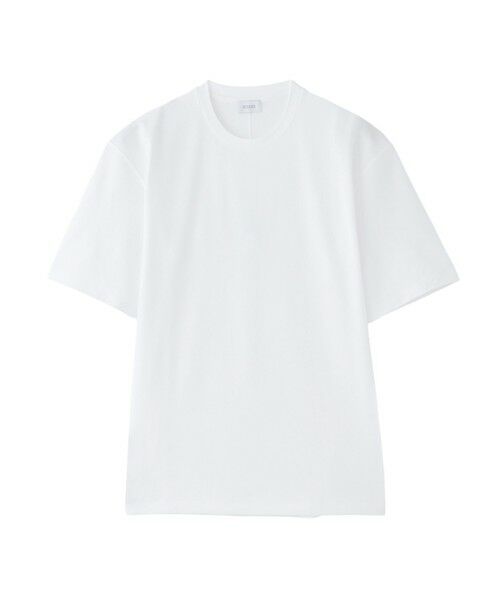 MACKINTOSH PHILOSOPHY(MENS) / マッキントッシュ フィロソフィー　メンズ カットソー | 【WEB&一部店舗限定】ピケ鹿の子クルーネックTシャツ（ホワイト1）