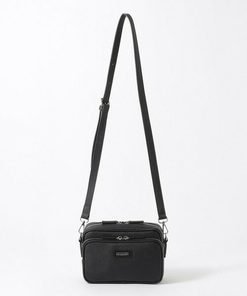 MACKINTOSH PHILOSOPHY(MENS) / マッキントッシュ フィロソフィー　メンズ メッセンジャーバッグ・ウエストポーチ | シンセティックシュリンクレザー デュアルショルダー | 詳細6