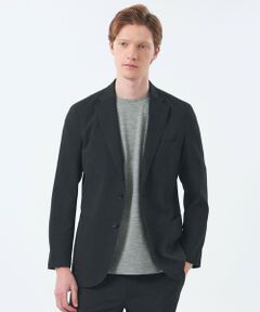 MACKINTOSH PHILOSOPHY(MENS) / マッキントッシュ フィロソフィー　メンズ ノーカラージャケット | トロッター ウルトラライトジャケット ナローサッカーストライプ