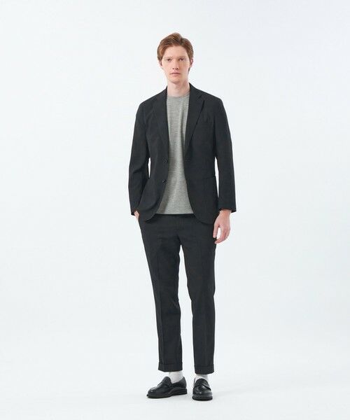 MACKINTOSH PHILOSOPHY(MENS) / マッキントッシュ フィロソフィー　メンズ ノーカラージャケット | トロッター ウルトラライトジャケット ナローサッカーストライプ | 詳細1