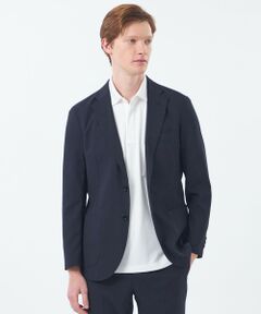 MACKINTOSH PHILOSOPHY(MENS) / マッキントッシュ フィロソフィー　メンズ ノーカラージャケット | トロッター ウルトラライトジャケット ナローサッカーストライプ