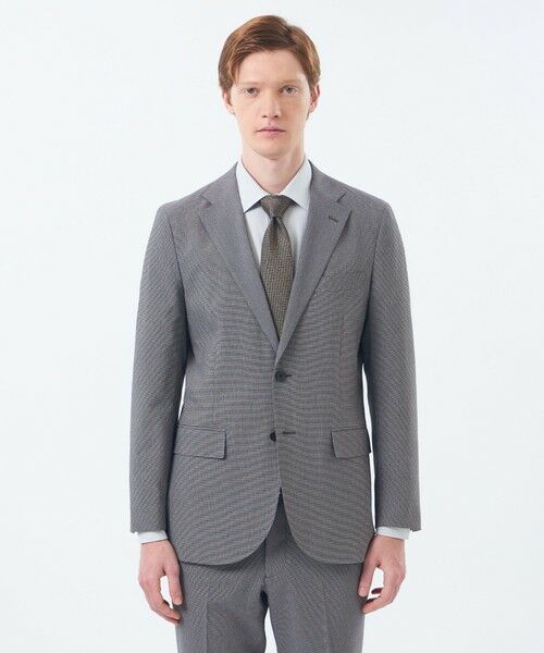 MACKINTOSH PHILOSOPHY(MENS) / マッキントッシュ フィロソフィー　メンズ ノーカラージャケット | トロッター ジャケット＃055 マイクロ千鳥 | 詳細3