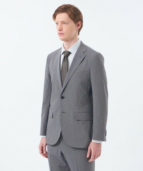 MACKINTOSH PHILOSOPHY(MENS) / マッキントッシュ フィロソフィー メンズ ノーカラージャケット | トロッター ジャケット#055 マイクロ千鳥 | 詳細4