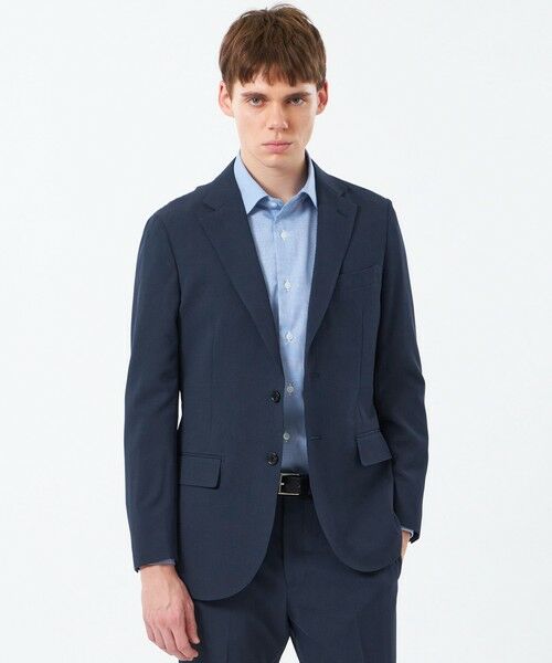 MACKINTOSH PHILOSOPHY(MENS) / マッキントッシュ フィロソフィー　メンズ ノーカラージャケット | （ブルー7）