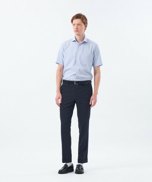MACKINTOSH PHILOSOPHY(MENS) / マッキントッシュ フィロソフィー メンズ シャツ・ブラウス | トロッター スクエアカッタウェイシャツ ナローサッカーストライプ | 詳細3