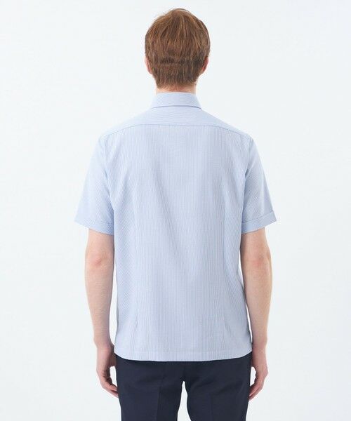 MACKINTOSH PHILOSOPHY(MENS) / マッキントッシュ フィロソフィー メンズ シャツ・ブラウス | トロッター スクエアカッタウェイシャツ ナローサッカーストライプ | 詳細7