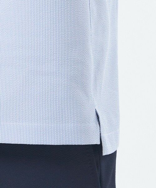 MACKINTOSH PHILOSOPHY(MENS) / マッキントッシュ フィロソフィー メンズ シャツ・ブラウス | トロッター スクエアカッタウェイシャツ ナローサッカーストライプ | 詳細10