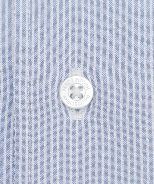 MACKINTOSH PHILOSOPHY(MENS) / マッキントッシュ フィロソフィー メンズ シャツ・ブラウス | トロッター スクエアカッタウェイシャツ ナローサッカーストライプ | 詳細11