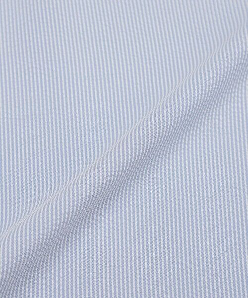 MACKINTOSH PHILOSOPHY(MENS) / マッキントッシュ フィロソフィー メンズ シャツ・ブラウス | トロッター スクエアカッタウェイシャツ ナローサッカーストライプ | 詳細14