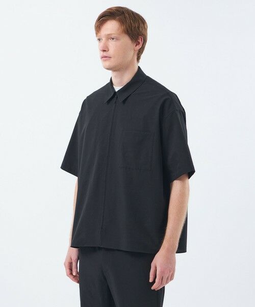 MACKINTOSH PHILOSOPHY(MENS) / マッキントッシュ フィロソフィー　メンズ シャツ・ブラウス | ジップアップ半袖シャツ COOLDOTSミニリップ | 詳細5