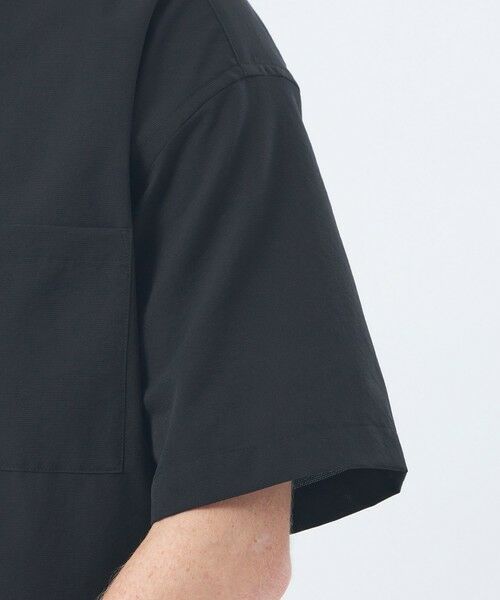 MACKINTOSH PHILOSOPHY(MENS) / マッキントッシュ フィロソフィー　メンズ シャツ・ブラウス | ジップアップ半袖シャツ COOLDOTSミニリップ | 詳細7