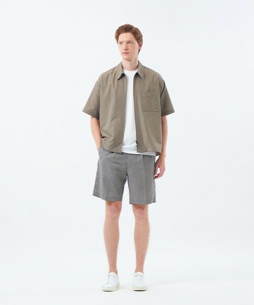 MACKINTOSH PHILOSOPHY(MENS) / マッキントッシュ フィロソフィー　メンズ シャツ・ブラウス | ジップアップ半袖シャツ COOLDOTSミニリップ | 詳細2