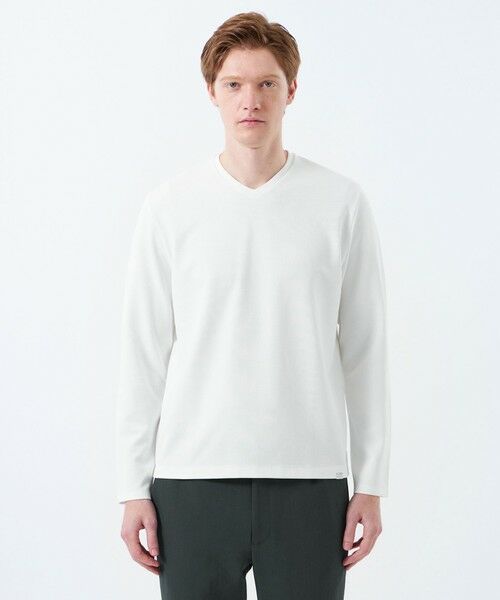 MACKINTOSH PHILOSOPHY(MENS) / マッキントッシュ フィロソフィー　メンズ カットソー | VネックロンT サーフニット | 詳細3