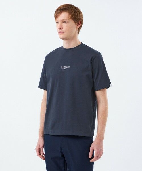 MACKINTOSH PHILOSOPHY(MENS) / マッキントッシュ フィロソフィー　メンズ カットソー | 【WEB&一部店舗限定】クルーネックロゴTシャツ 度詰め天竺 | 詳細5