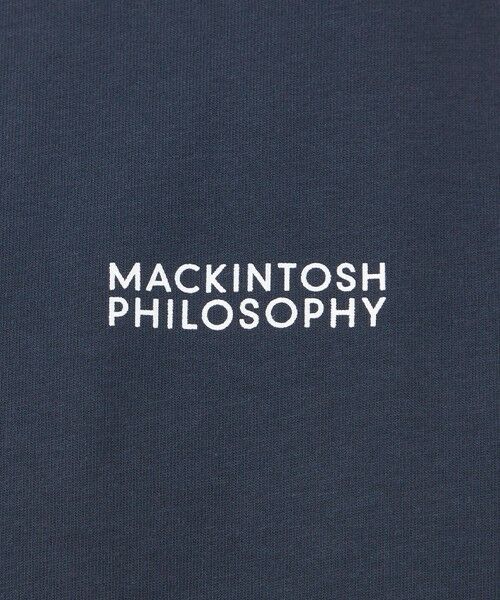 MACKINTOSH PHILOSOPHY(MENS) / マッキントッシュ フィロソフィー　メンズ カットソー | 【WEB&一部店舗限定】クルーネックロゴTシャツ 度詰め天竺 | 詳細9